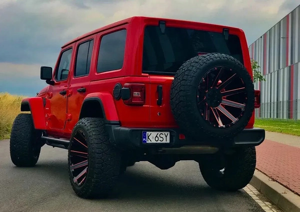 Jeep Wrangler cena 169000 przebieg: 60000, rok produkcji 2018 z Kańczuga małe 137